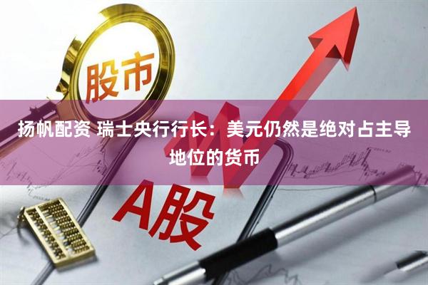 扬帆配资 瑞士央行行长：美元仍然是绝对占主导地位的货币